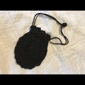 Crochet Wrist Bag From India Wristlet Purse Boho